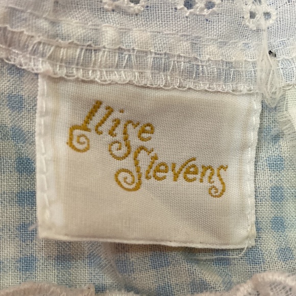 Ilise Stephens Blue & White Gingham Housedress, Fits Size 10, 100% Cotton. Cool - Picture 6 of 6